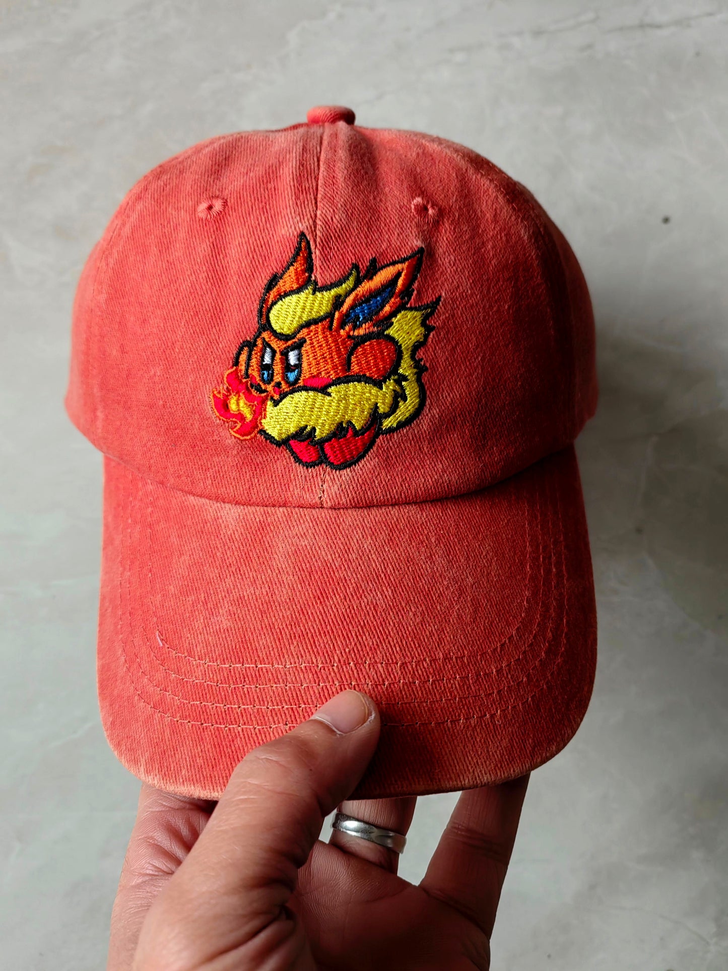 Flareon x Kirby Dad Hat