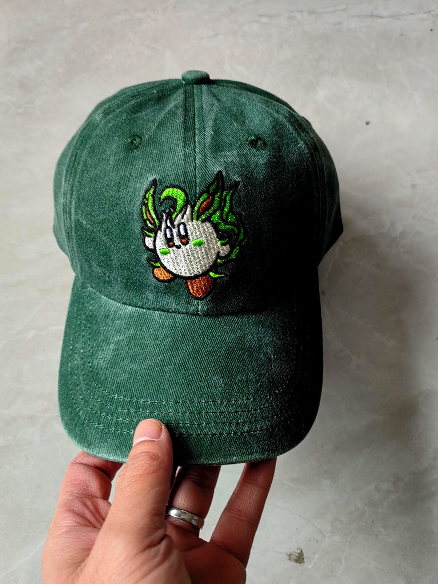 Leafeon x Kirby Dad Hat