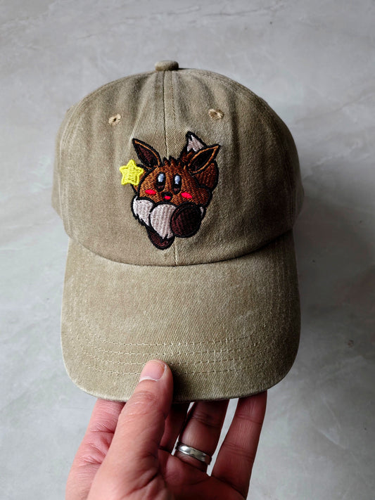 Eevee x Kirby Dad Hat