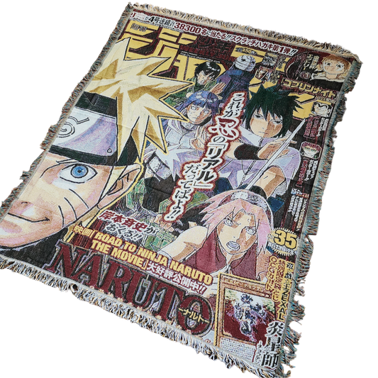 Naruto Jump Woven Blanket