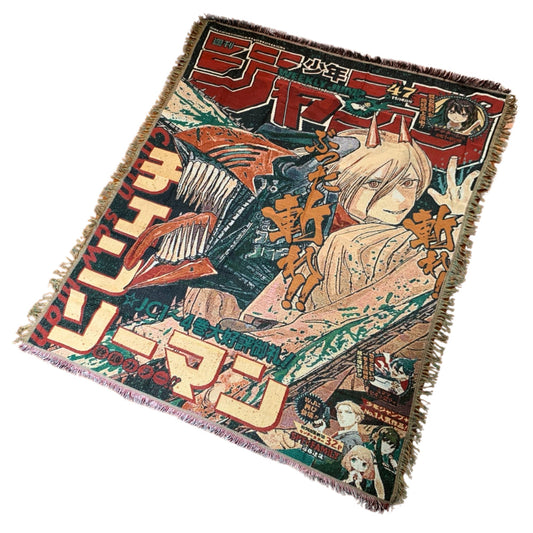 Chainsaw Jump Woven Blanket