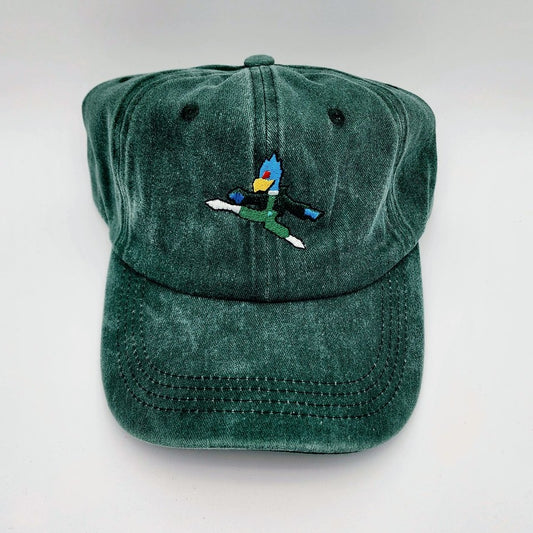 Green Denim Falco Dad Hat