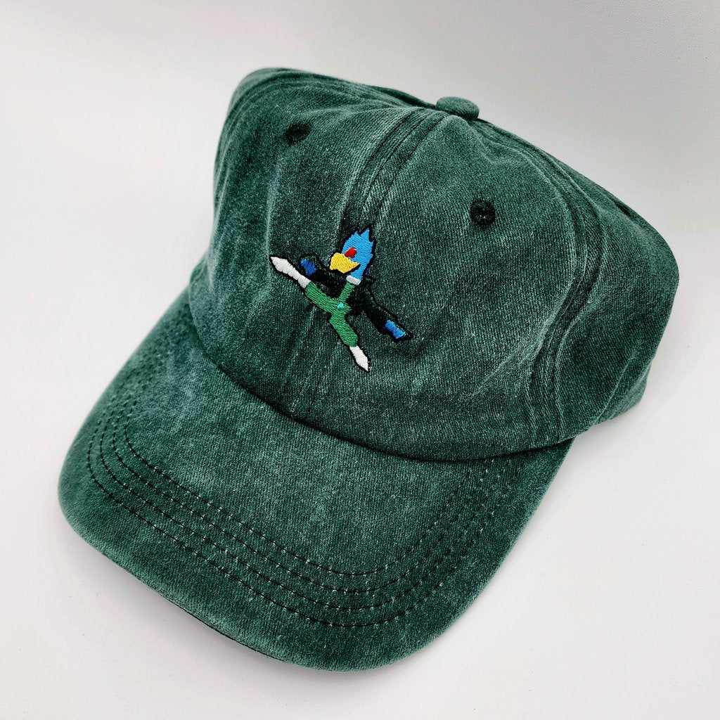 Green Denim Falco Dad Hat