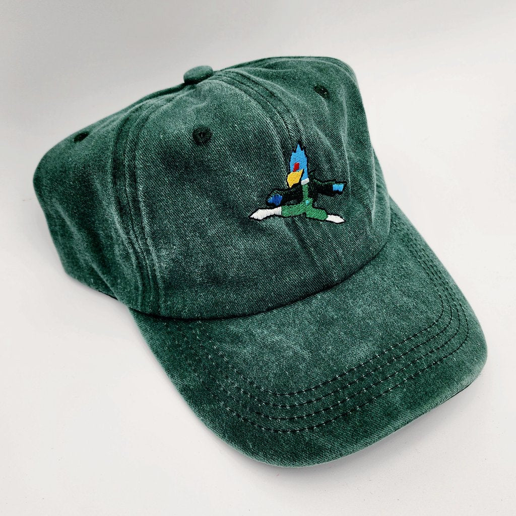 Green Denim Falco Dad Hat