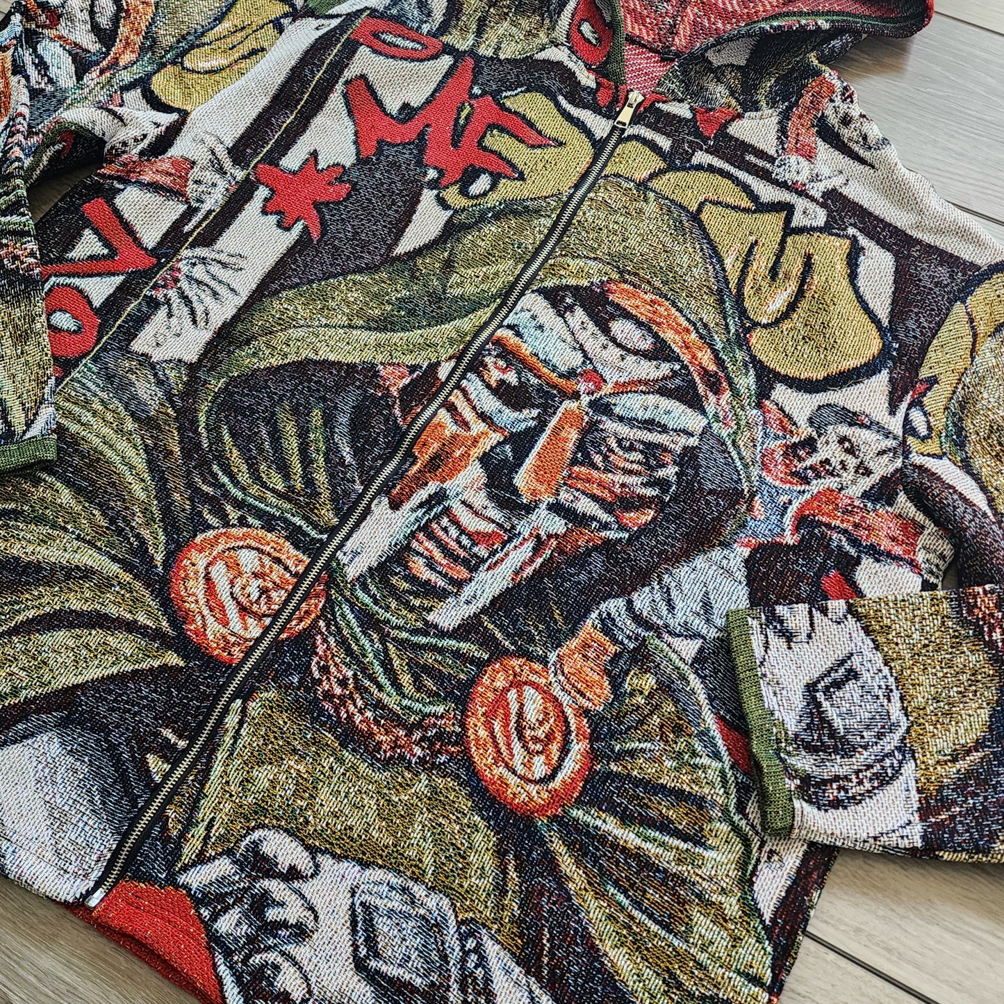 MF DOOM Zip Up Tapestry Hoodie