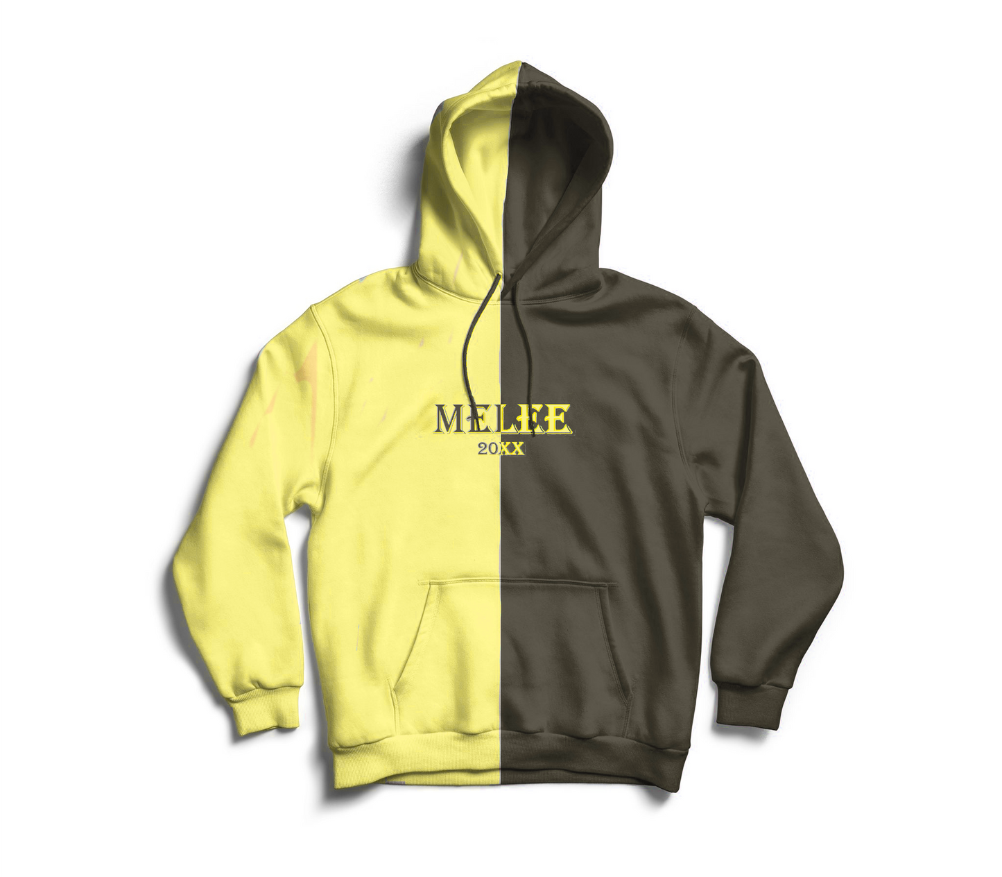 Melee 20XX Silk Hoodie - Yellow/Black